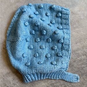 Misha and Puff Blue Knitted Kids Hat